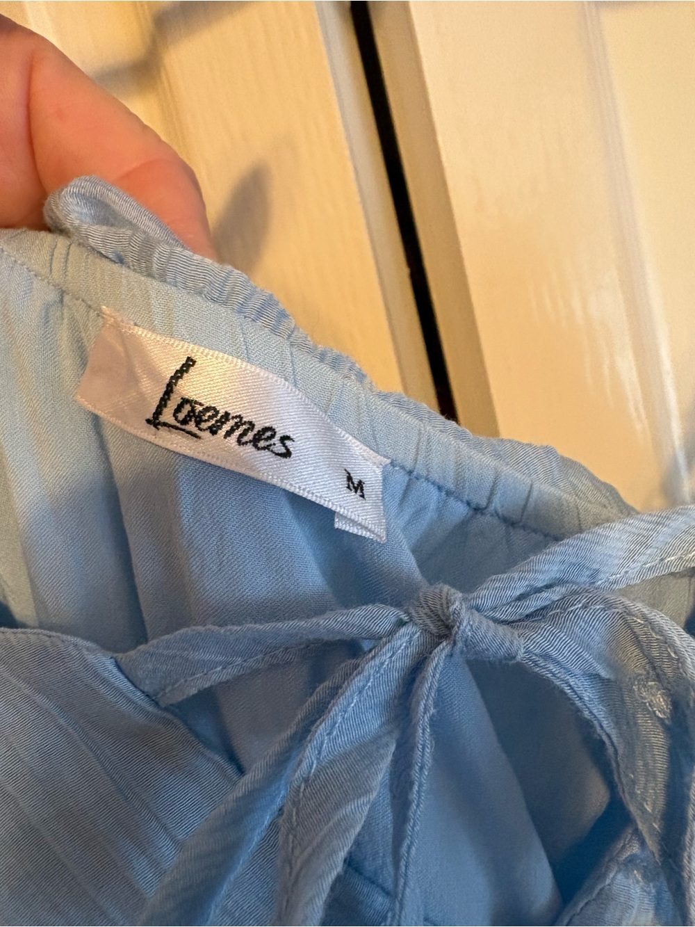Light Blue Ruffle Dress - Picture 3 of 3